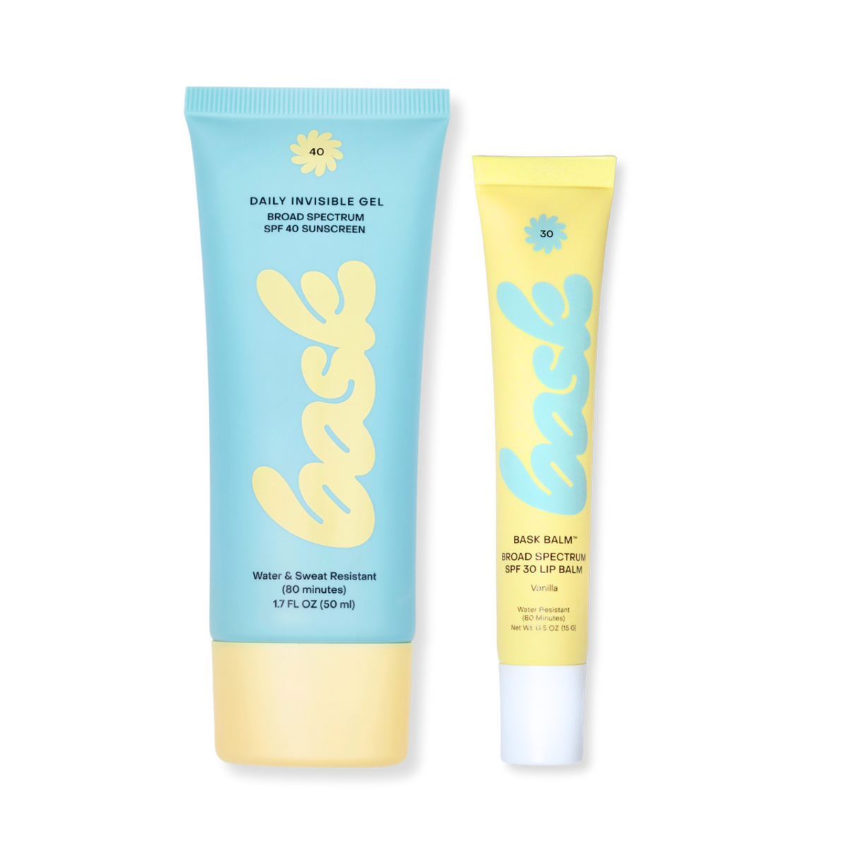 Bask Suncare Daily Invisible Gel & Bask Balm Bundle