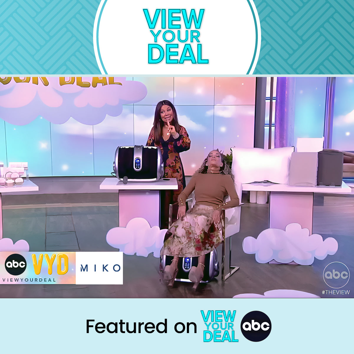 MIKO MAS II Foot, Leg & Calf Compression Heat Therapy, Vibration Massager