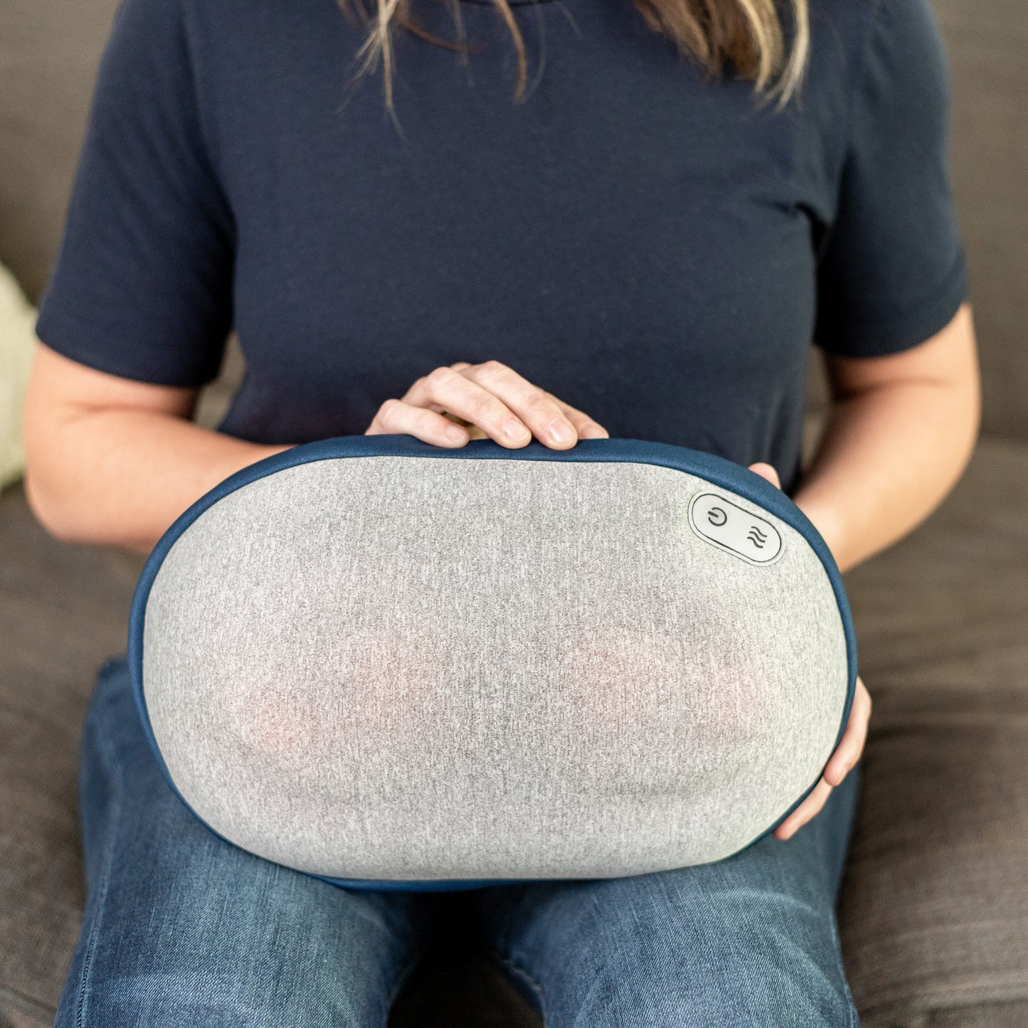 Miko Kumo Mini Wireless Massage Pillow with Heat