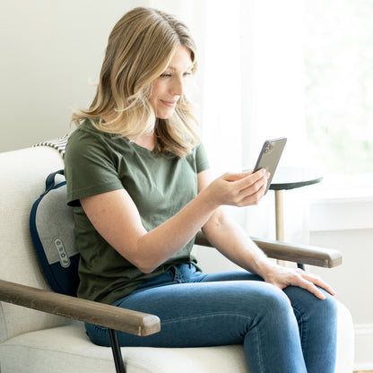 Miko Kumo Wireless Heat and Massage Pillow for Pain Relief