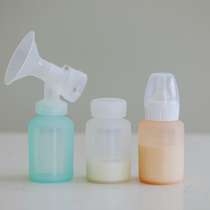 Mila's Keeper 3-in-1 Silicone Breast Milk Storage Bottles, 3 Pack
