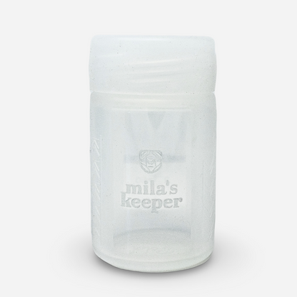 Mila's Keeper 3-in-1 Silicone Breast Milk Storage Bottles, 3 Pack
