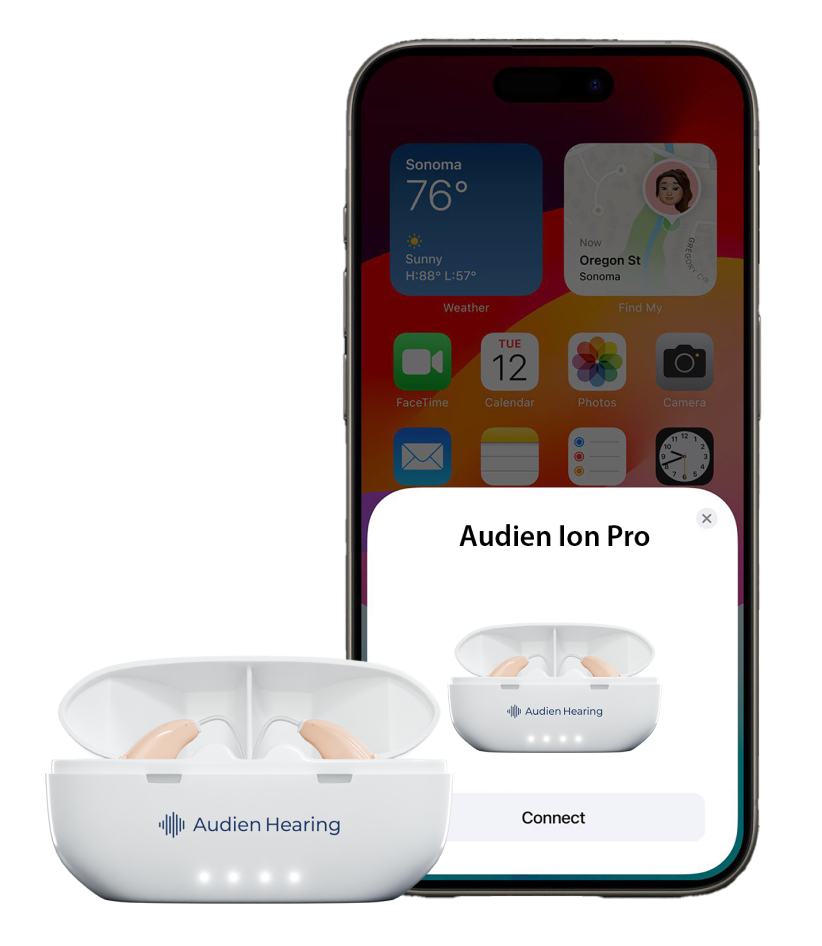 Audien Ion OTC Behind-the-Ear Hearing Aids