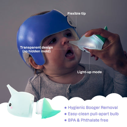 Light-Up Nasal Bulb for Babies & Toddlers – Noa the Narwhal
