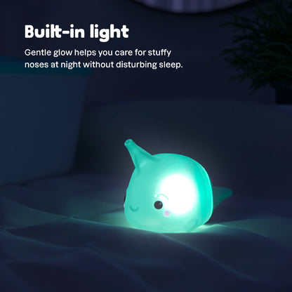 Light-Up Nasal Bulb for Babies & Toddlers – Noa the Narwhal