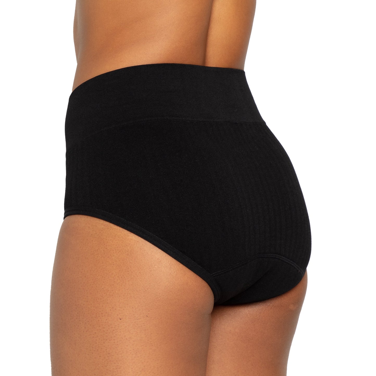 The High Waisted Period. in Sporty Stretch For Heavy Flows, XS - 2X