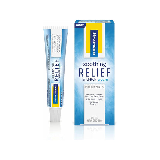 Preparation H Soothing Relief Anti-Itch Cream, 0.9 oz.