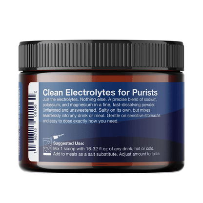 Saltivate Raw Unflavored Electrolytes, 90 servings