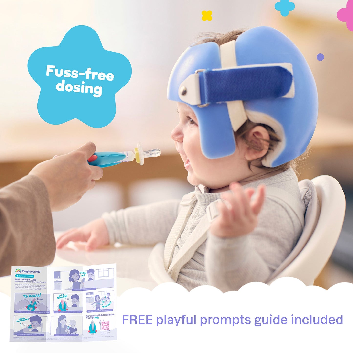 Medicine Buddy™ Rocket Medication Dispenser for Infants, Babies & Toddlers