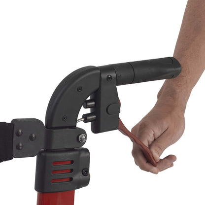 Drive™ Nitro 4 Wheel Rollator, 10" Casters