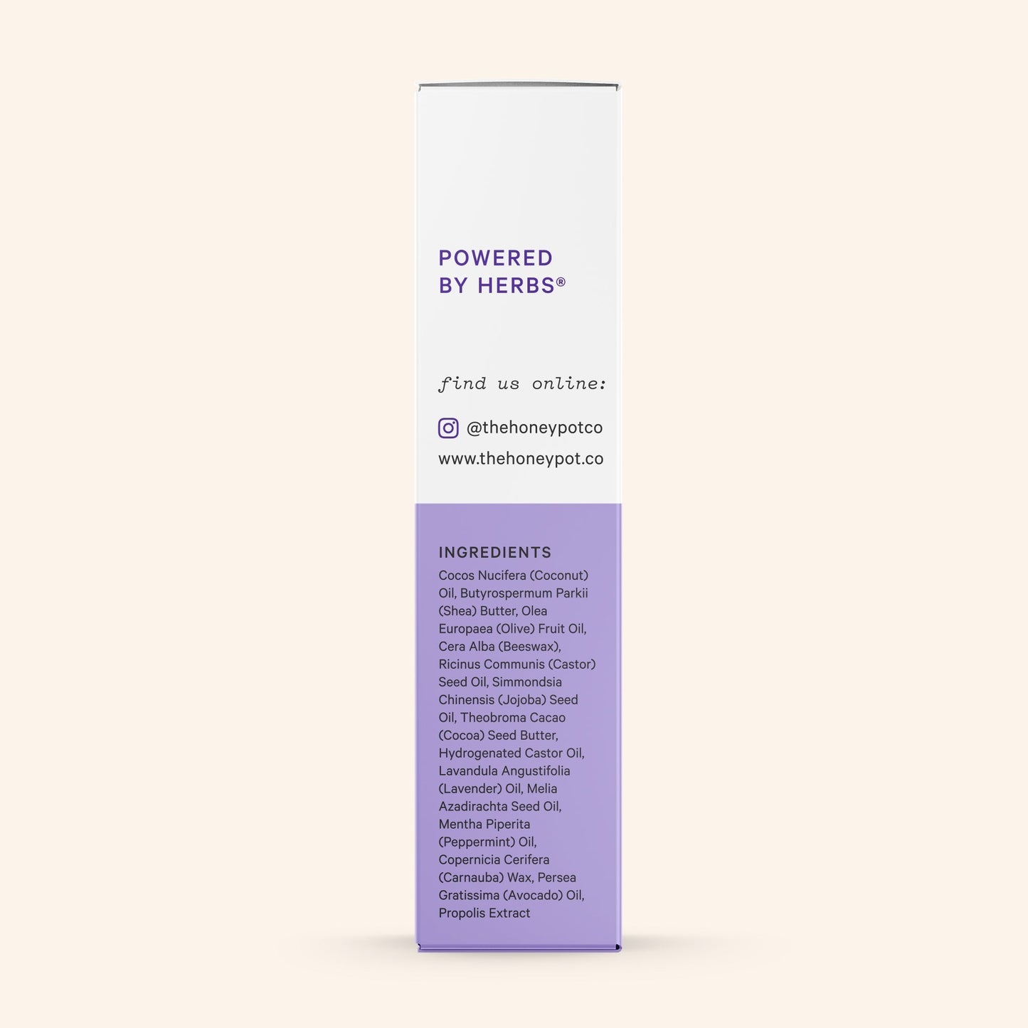 The Honey Pot Vulva Cream Soothing Lavender, 1 oz