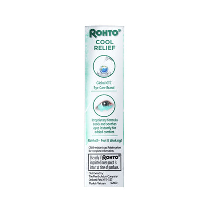 Rohto Allergy Relief Cooling Eye Drops, 0.4 oz.