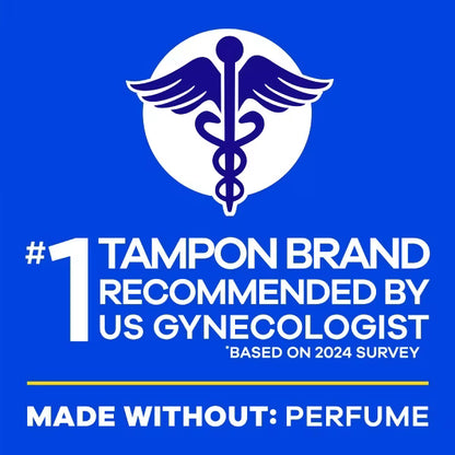 Tampax Pearl Tampons with LeakGuard Braid, Unscented, 18 ct.