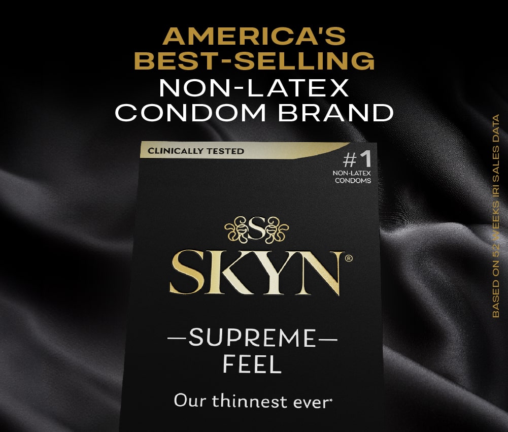 SKYN Supreme Non-Latex Lubricated Condoms, 30ct