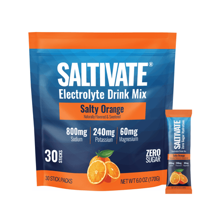 Saltivate Hydration Electrolyte Powder Mix Packets, Sugar Free, 30 ct.