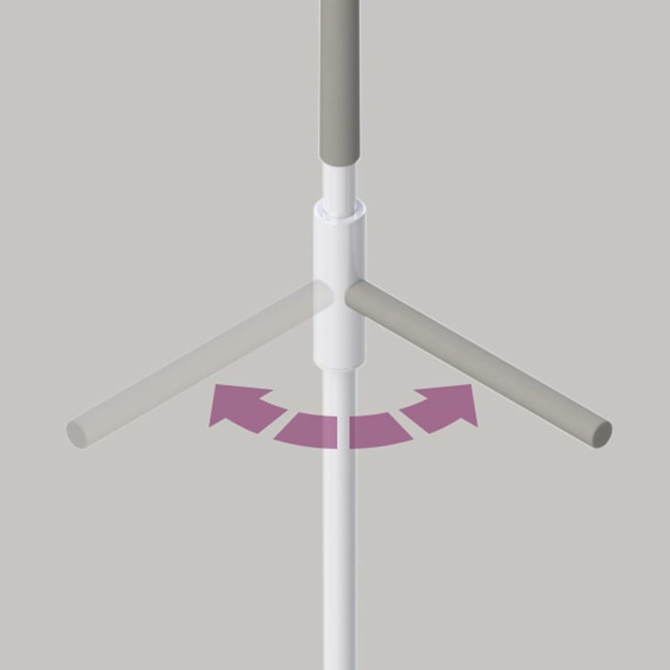 SuperPoleª with SuperBarª Transfer Pole
