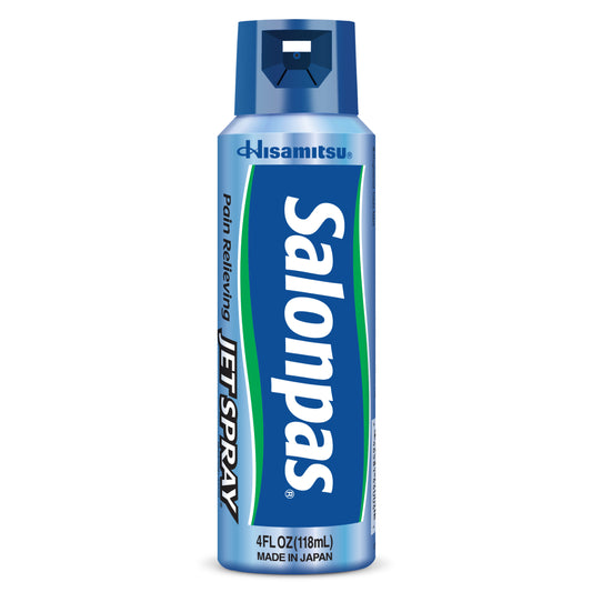 Salonpas Pain Relieving Jet Spray, Menthol, 4 oz.