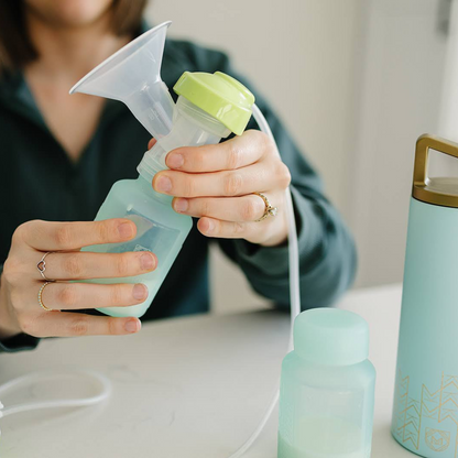 Mila's Keeper 3-in-1 Silicone Breast Milk Storage Bottles, 3 Pack