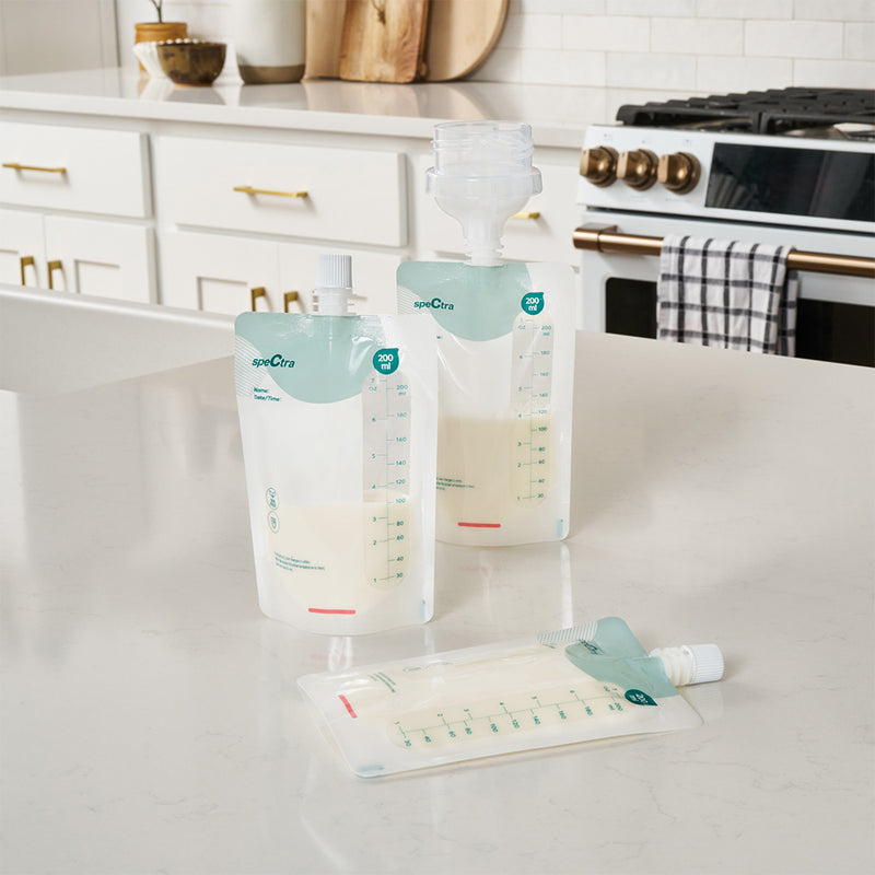Spectra Simple Store Breast Milk Collection Kit, 10 ct.