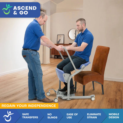 Ascend & Go Sit-to-Stand Patient Lift for Assisted Standing and Transfers