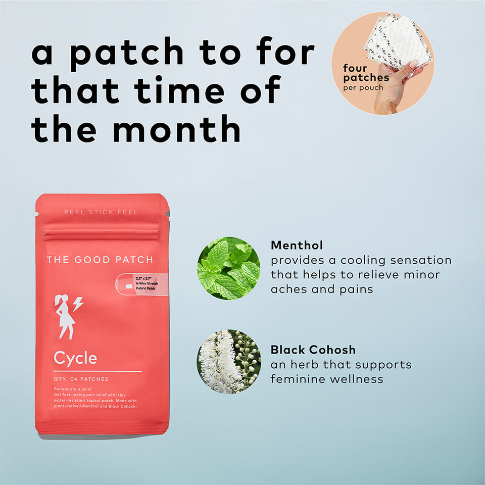 The Good Patch Period Cycle Relief Hemp Patches