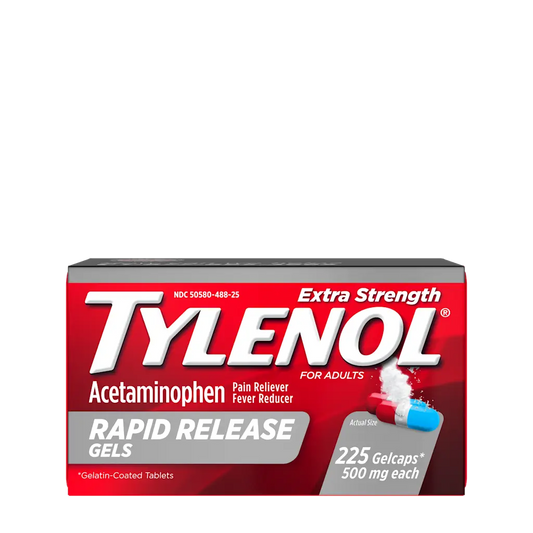 Tylenol Rapid Release Gels for Fast Pain, Headache & Fever Relief