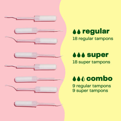 Viv Organic Cotton Tampons, Super, 18 ct.