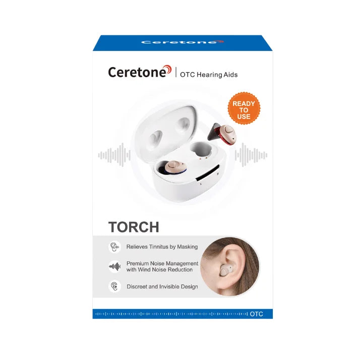 Ceretone Torch Rechargeable OTC Hearing Aids