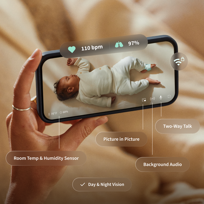 Owlet Dream Duo™ (Gen 3) Smart Baby Monitor with Sock