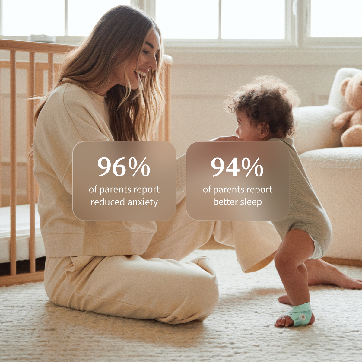 Owlet Dream Duo™ (Gen 3) Smart Baby Monitor with Sock