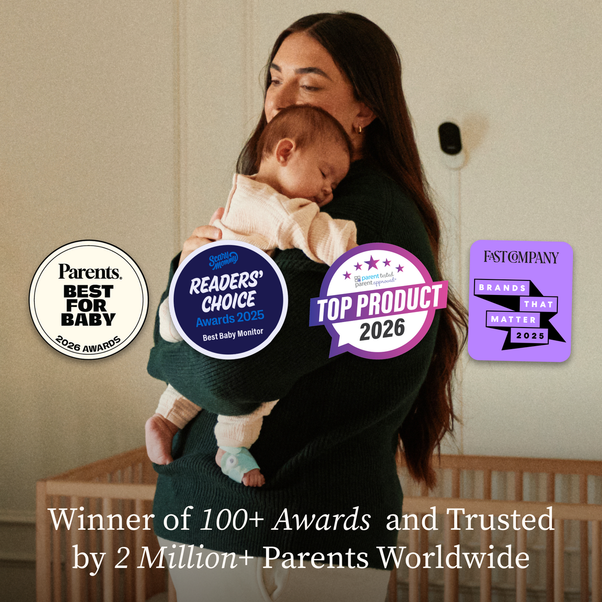 Owlet Dream Duo™ (Gen 3) Smart Baby Monitor with Sock