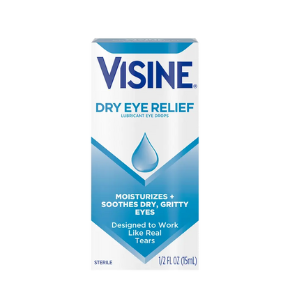Visine Tears for Dry Eye Drops, 0.5 fl. oz.