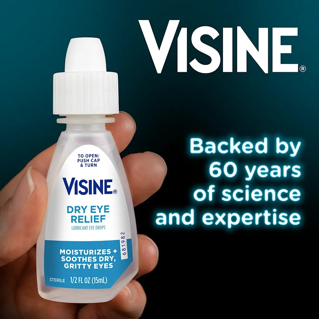 Visine Tears for Dry Eye Drops, 0.5 fl. oz.
