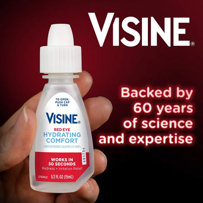 VISINE® Red Eye Hydrating Comfort Eye Drops, 0.5 oz.