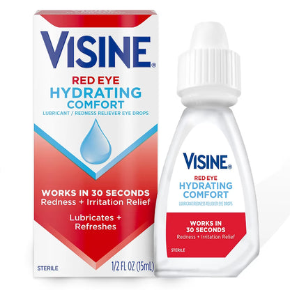 VISINE® Red Eye Hydrating Comfort Eye Drops, 0.5 oz.