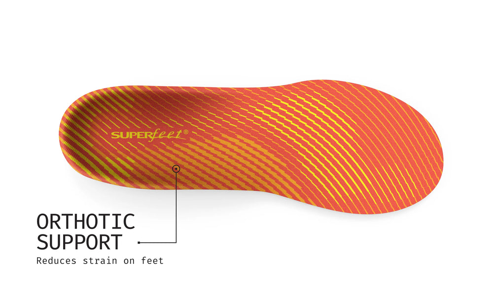 Superfeet RUN Pain Relief Orthotic Insoles, Carbon Fiber & Therapeutic Foam
