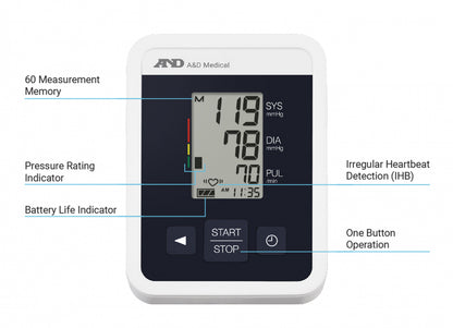 A&D Medical One Touch Blood Pressure Monitor