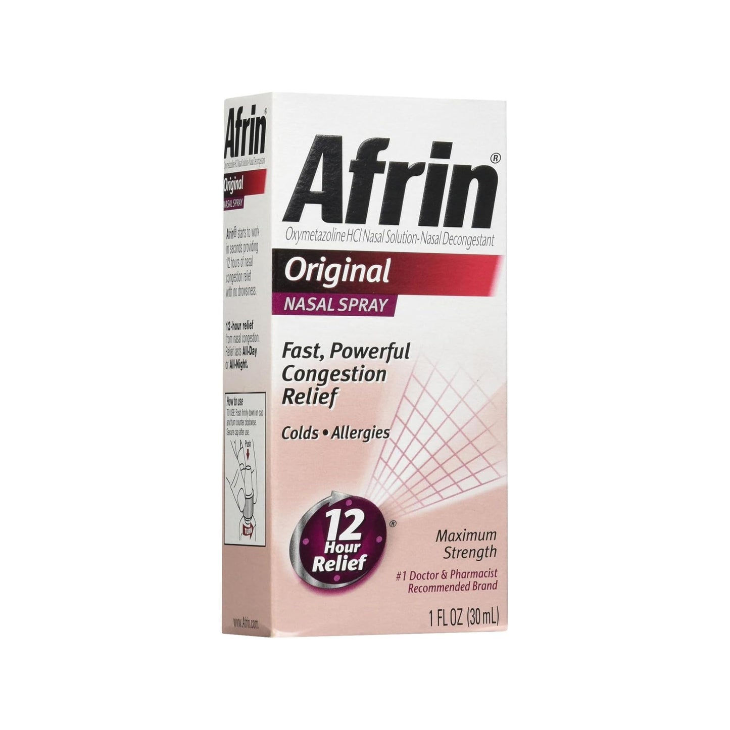 Afrin Original Oxymetazoline Nasal Sinus Relief Mist, 1 fl. oz.