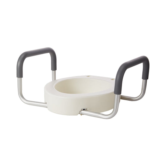 Drive™ Premium Raised Toilet Seat with Removable Arms, Elevated