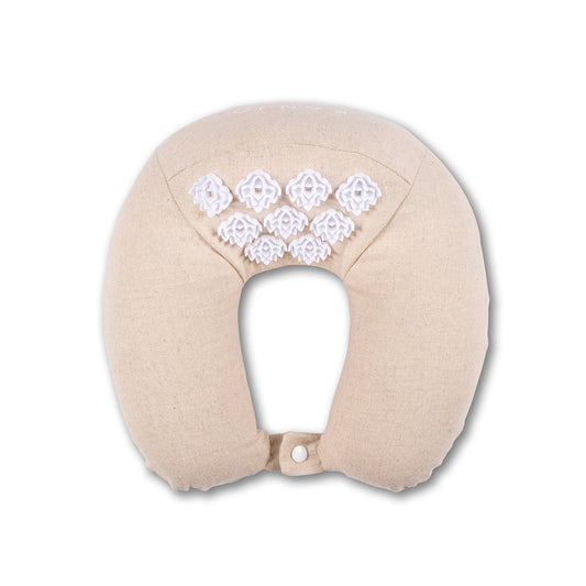 Kanjo Memory Foam Travel Acupressure Neck Pillow