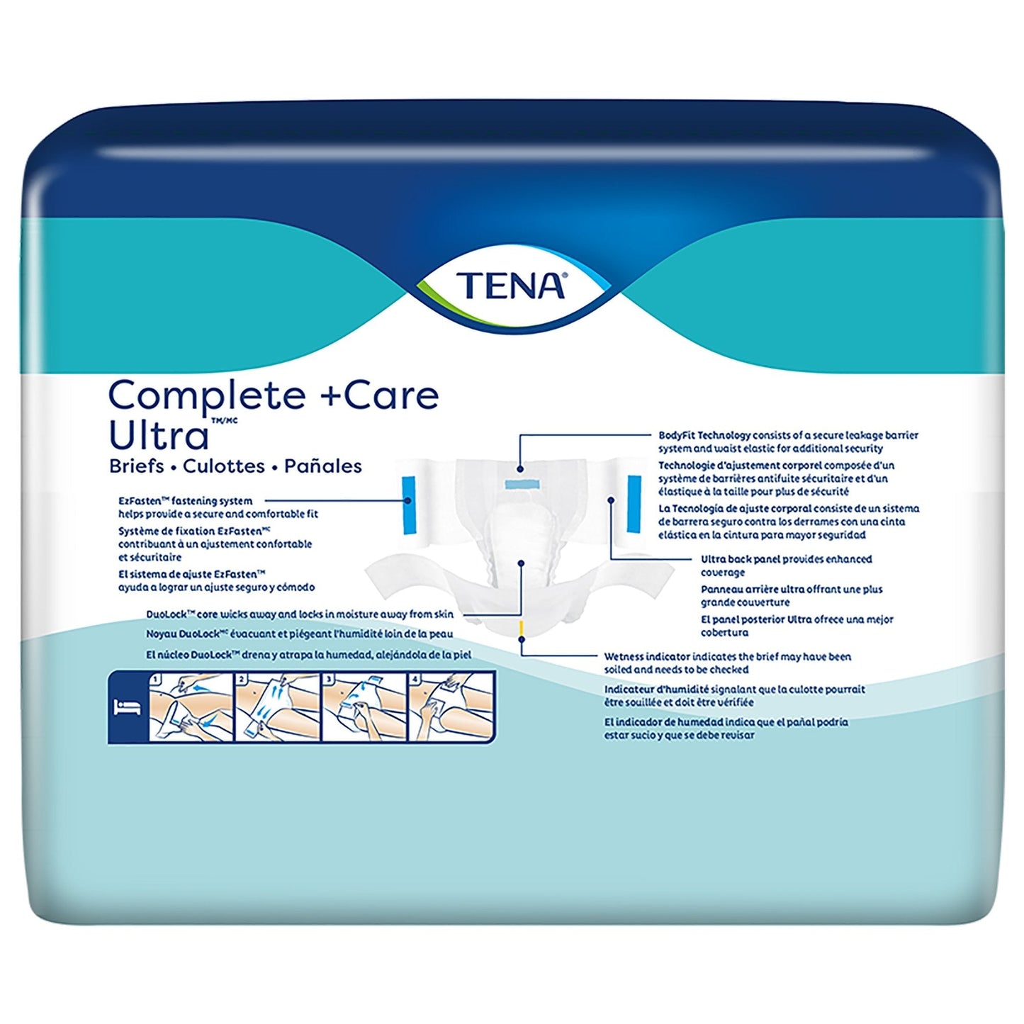 Tena® Complete +Care™ Ultra Incontinence Brief, Medium, 24 ct