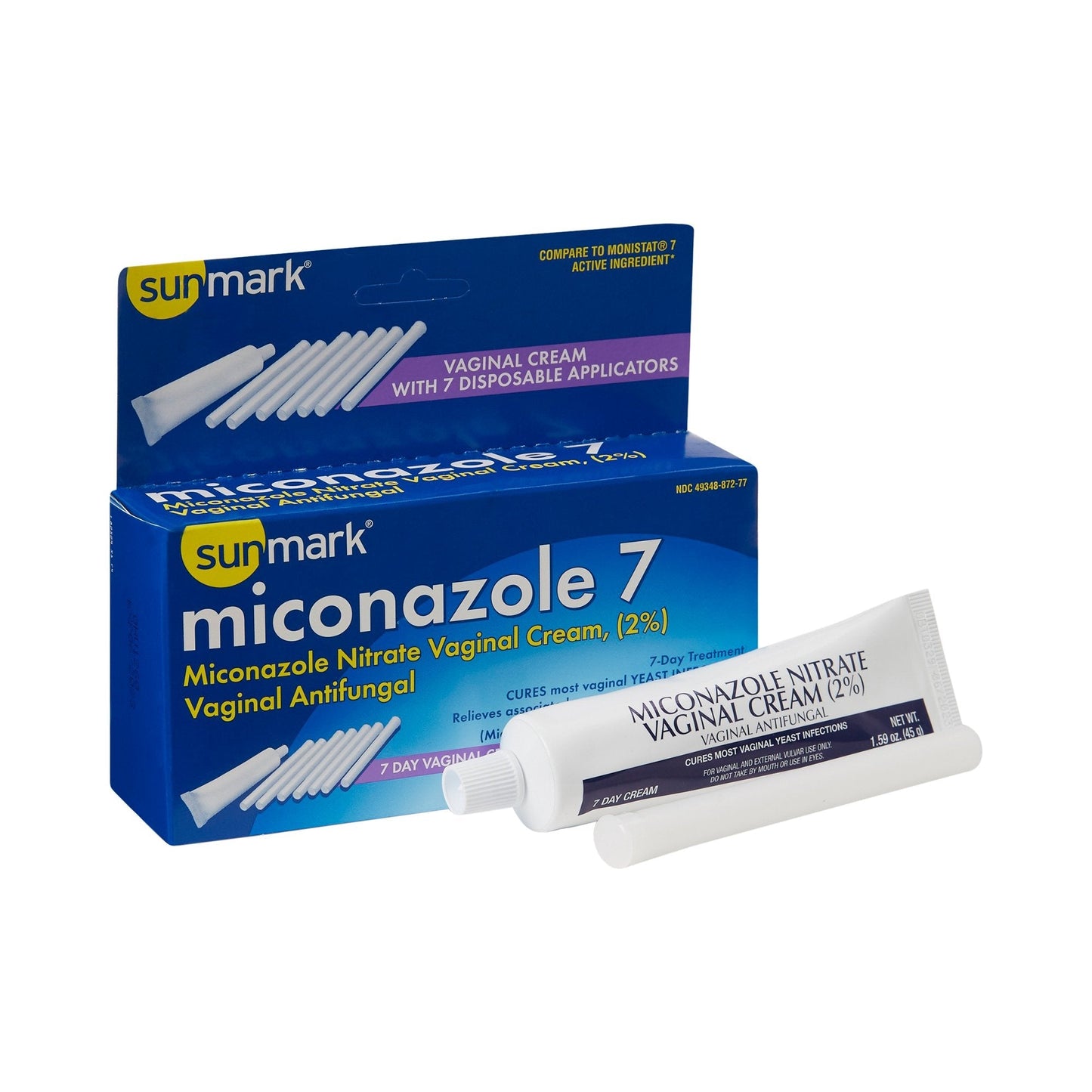 Sunmark® 2% Miconazole Nitrate Vaginal Antifungal, Disposable Applicator