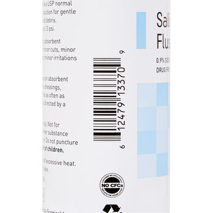 McKesson Saline Wound Flush, Spray Can, Sterile, 12 ct