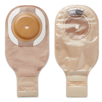 Premier™ One-Piece Drainable Beige Colostomy Pouch, 12 Inch Length, Up to 1.5 Inch Flange, 5 ct