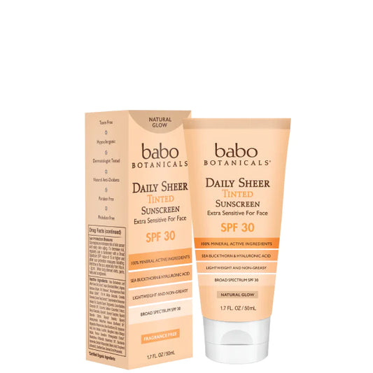 Babo Botanicals Daily Sheer Tinted Mineral Sunscreen SPF30