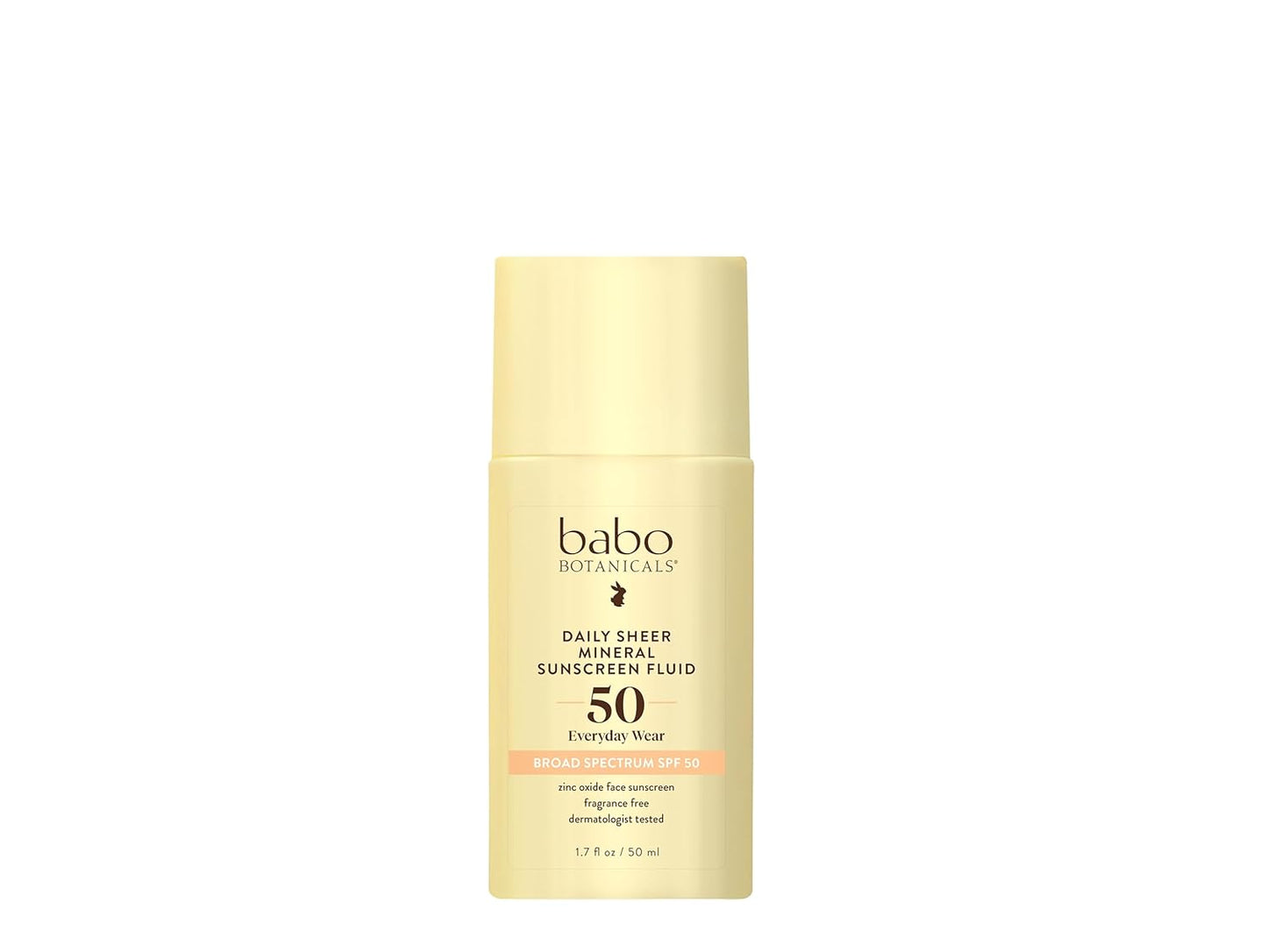 Babo Botanicals Sunscreen Sheer Lotion SPF 50, 1.7 oz.