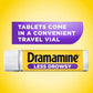 Dramamine Nausea Relief Motion Sickness Less Drowsy Tablets, 8 ct.