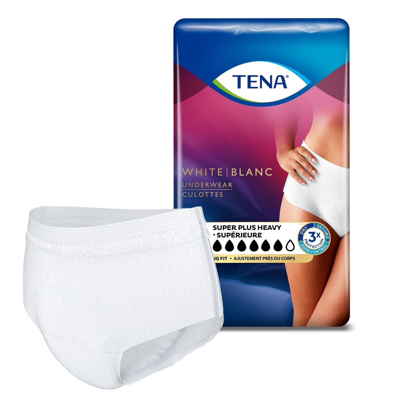 Tena® Women™ Super Plus Heavy Absorbent Underwear, Small / Medium, 18 ct