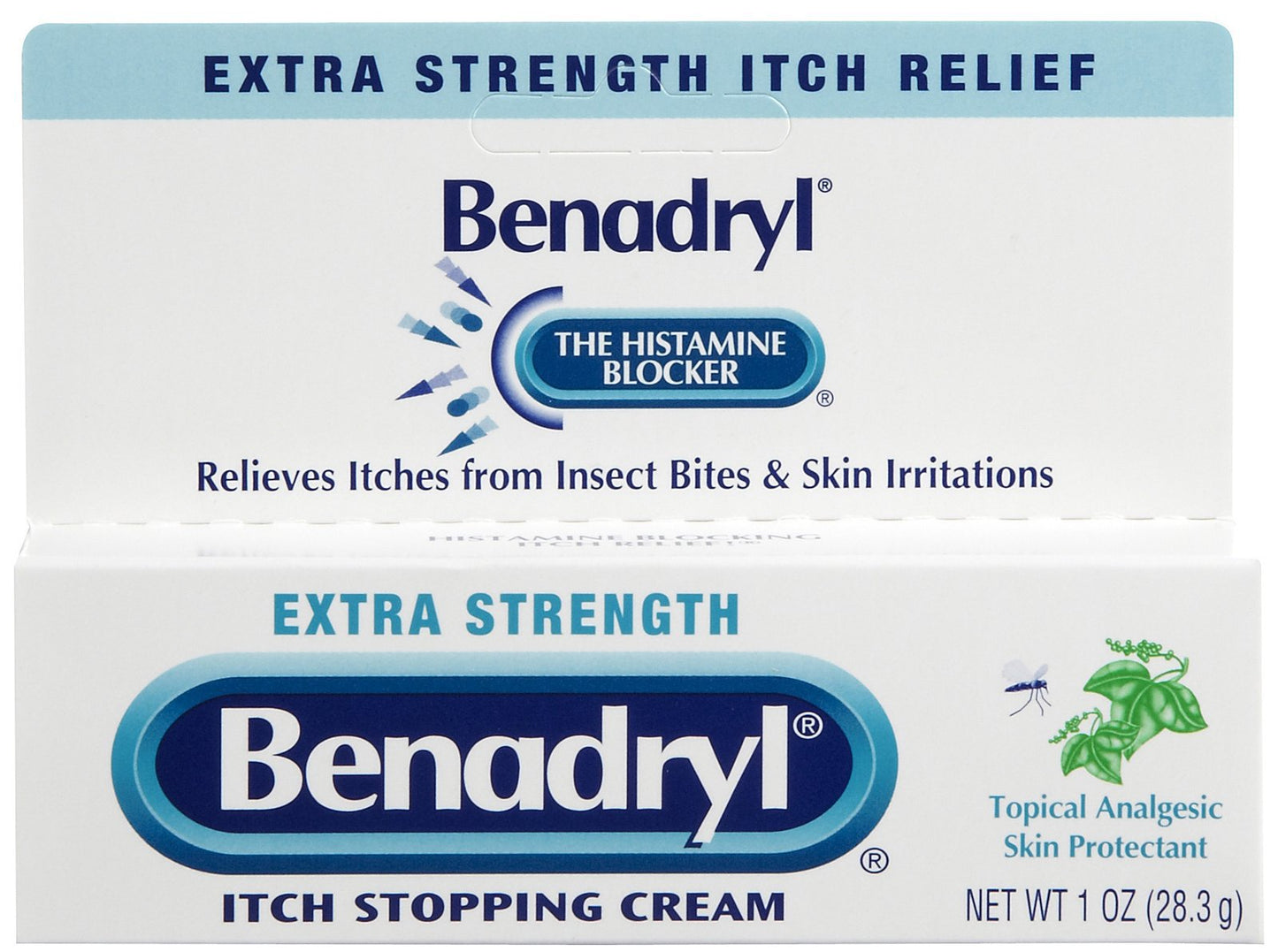 Benadryl Extra Strength Itch Stopping Cream, 1 oz.