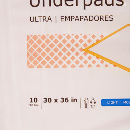 McKesson Ultra Heavy Absorbency Underpad, 30 x 36 Inch, 100 ct